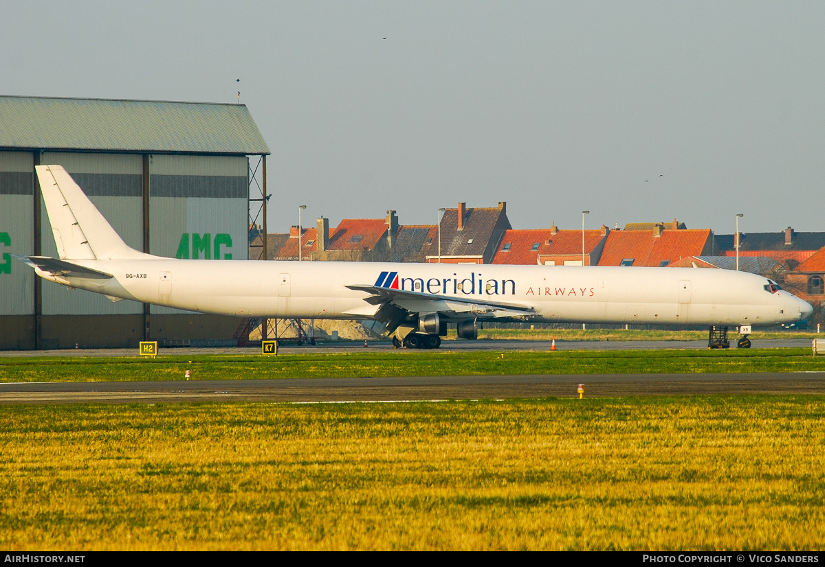 Aircraft Photo of 9G-AXB | McDonnell Douglas DC-8-63(F) | Meridian Airways | AirHistory.net #872138