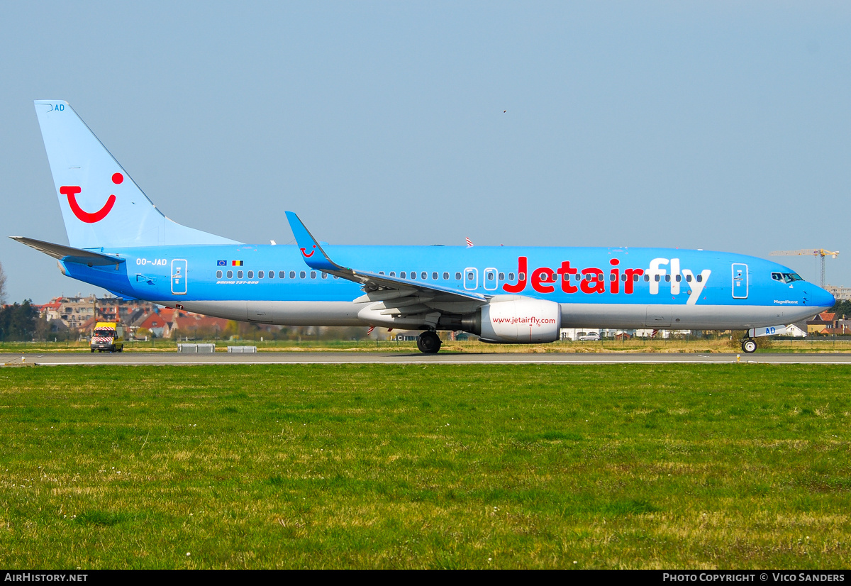 Aircraft Photo of OO-JAD | Boeing 737-8K5 | Jetairfly | AirHistory.net #872143