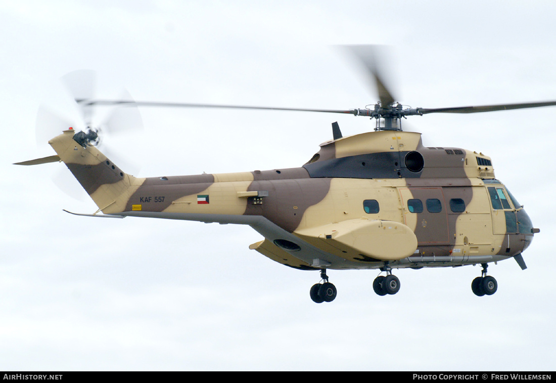 Aircraft Photo of 557 | Aerospatiale SA-330L Puma | Kuwait - Air Force | AirHistory.net #872208