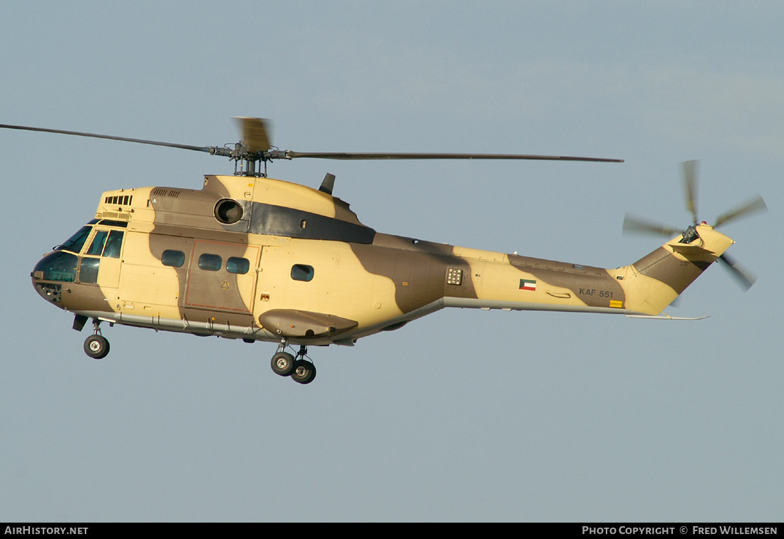 Aircraft Photo of F-ZKCI / 551 | Aerospatiale SA-330L Puma | Kuwait - Air Force | AirHistory.net #872211