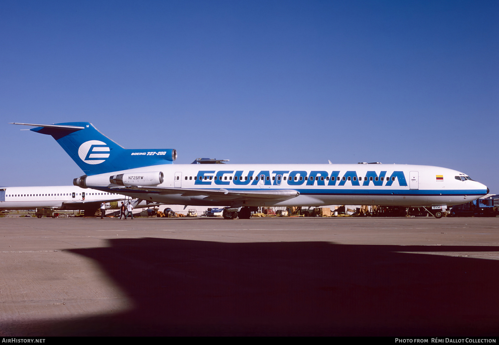 Aircraft Photo of N725RW | Boeing 727-2M7/Adv | Ecuatoriana | AirHistory.net #872349