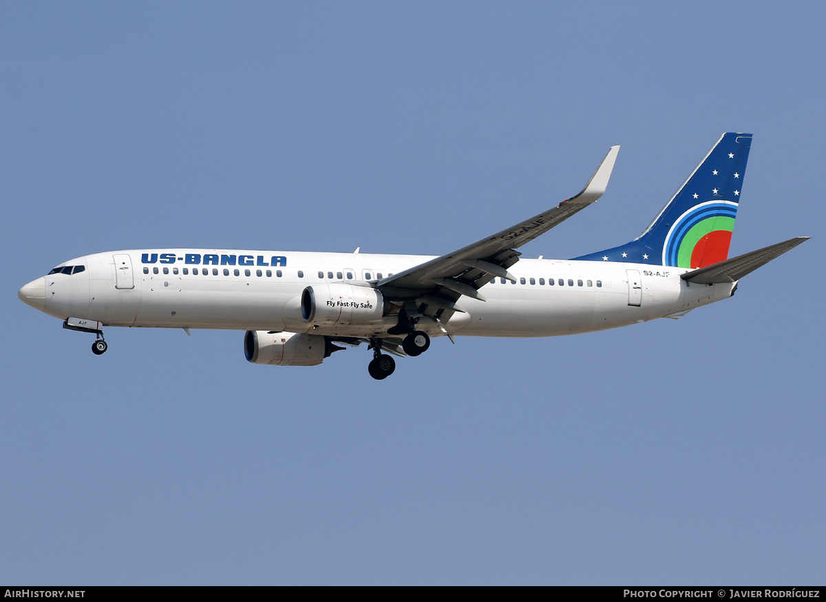 Aircraft Photo of S2-AJF | Boeing 737-8GJ | US - Bangla Airlines | AirHistory.net #872358