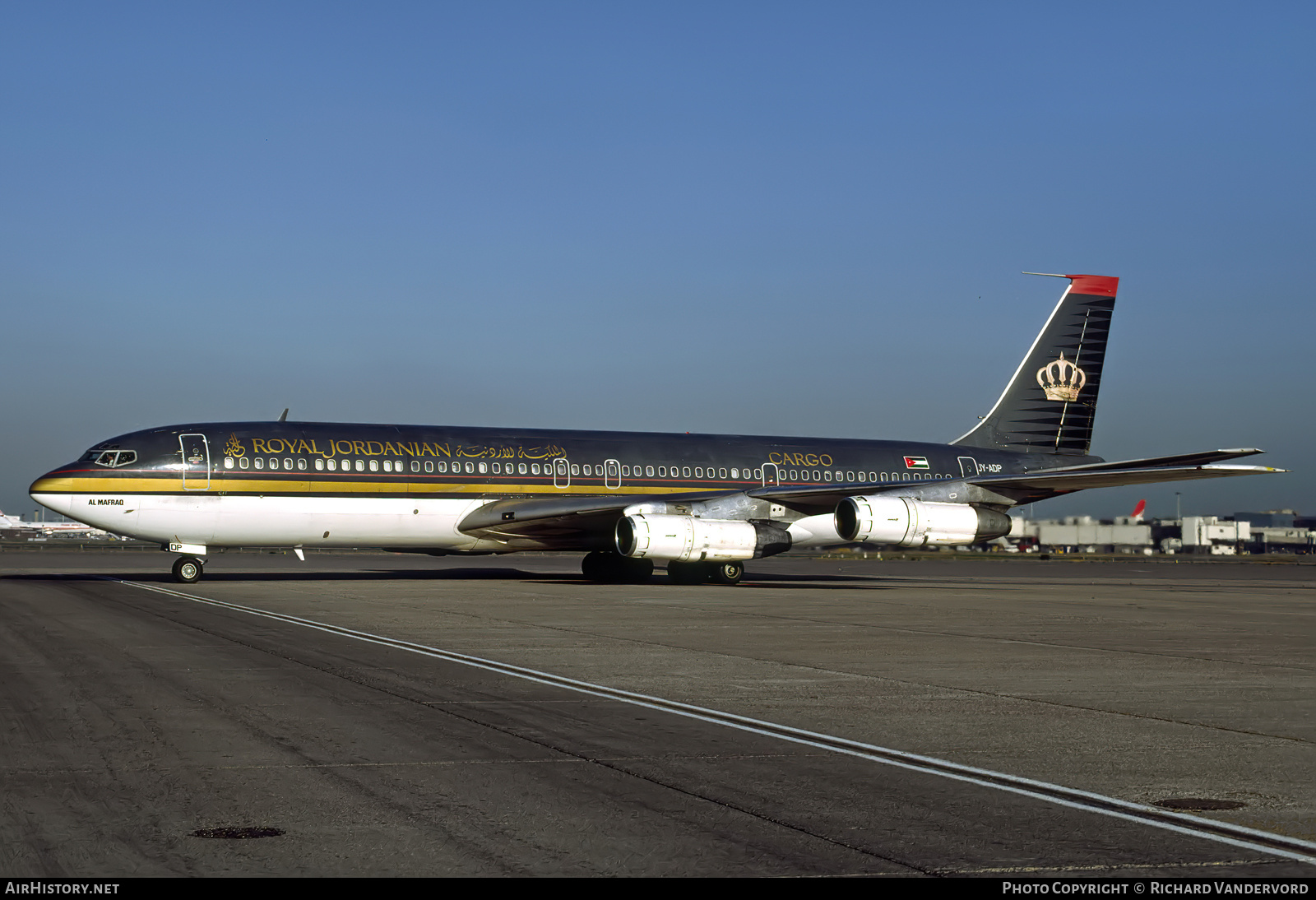 Aircraft Photo of JY-ADP | Boeing 707-3D3C | Royal Jordanian Airlines | AirHistory.net #872420