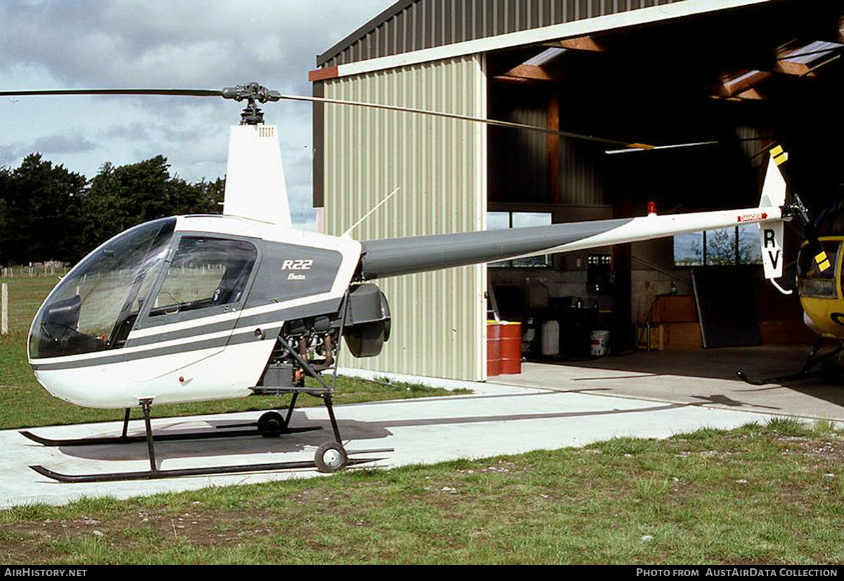 Aircraft Photo of ZK-HRV / RV | Robinson R-22 Beta | AirHistory.net #872457