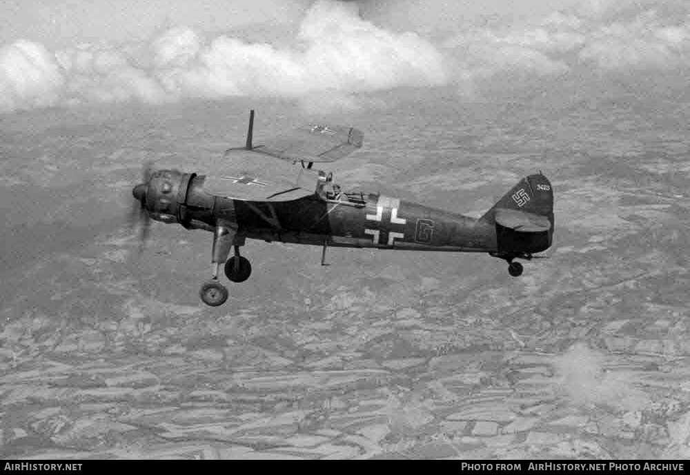 Aircraft Photo of 3423 | Henschel Hs 126B-1 | Germany - Air Force | AirHistory.net #872528