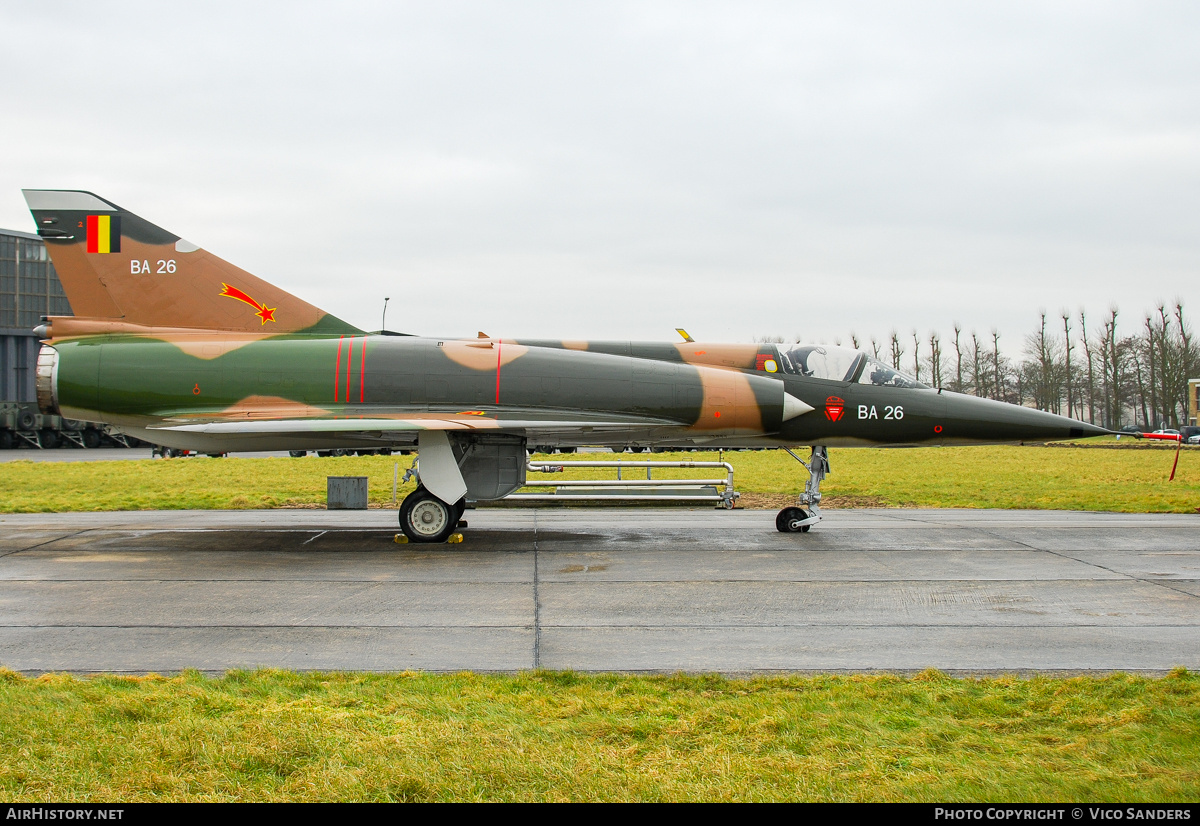 Aircraft Photo of BA26 | Dassault Mirage 5BA | Belgium - Air Force | AirHistory.net #872562