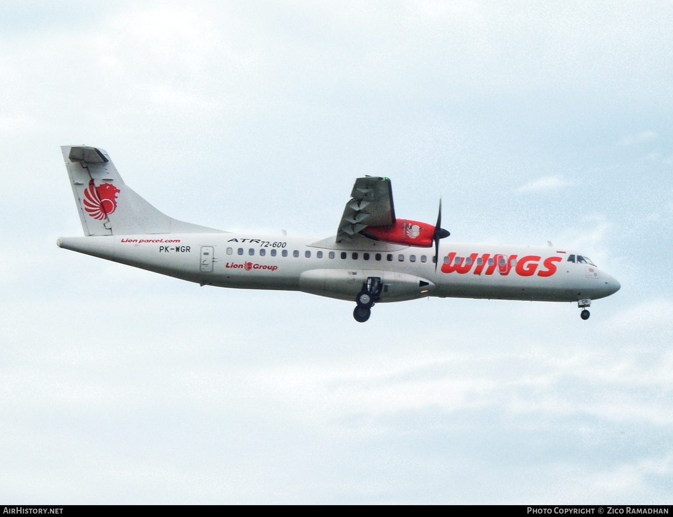 Aircraft Photo of PK-WGR | ATR ATR-72-600 (ATR-72-212A) | Wings Air | AirHistory.net #872574