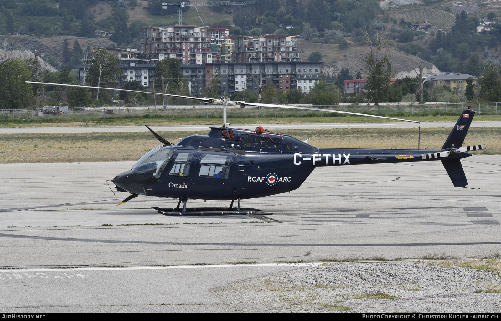 Aircraft Photo of C-FTHX | Bell CH-139 JetRanger III (206B-3) | Canada - Air Force | AirHistory.net #872581