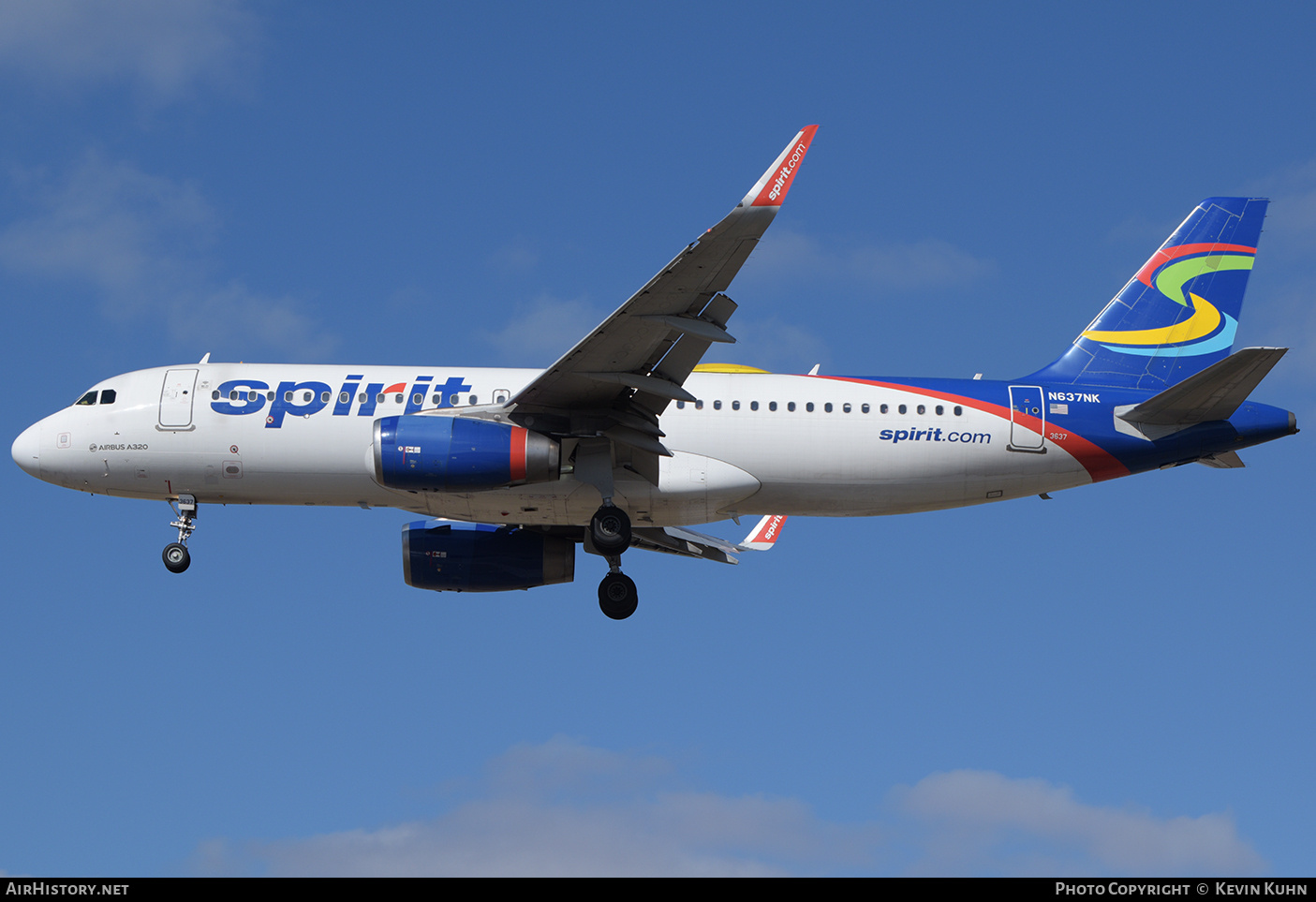 Aircraft Photo of N637NK | Airbus A320-232 | Spirit Airlines | AirHistory.net #872594