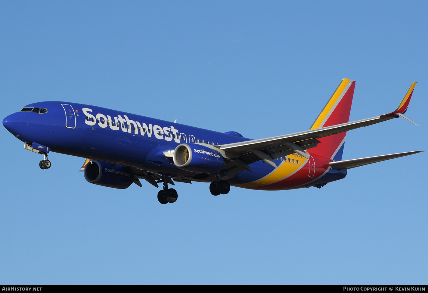 Aircraft Photo of N8575Z | Boeing 737-800 | Southwest Airlines | AirHistory.net #872607
