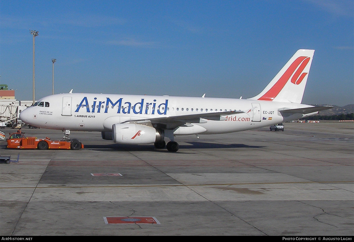 Aircraft Photo of EC-JQT | Airbus A319-132 | Air Madrid | AirHistory.net #872633