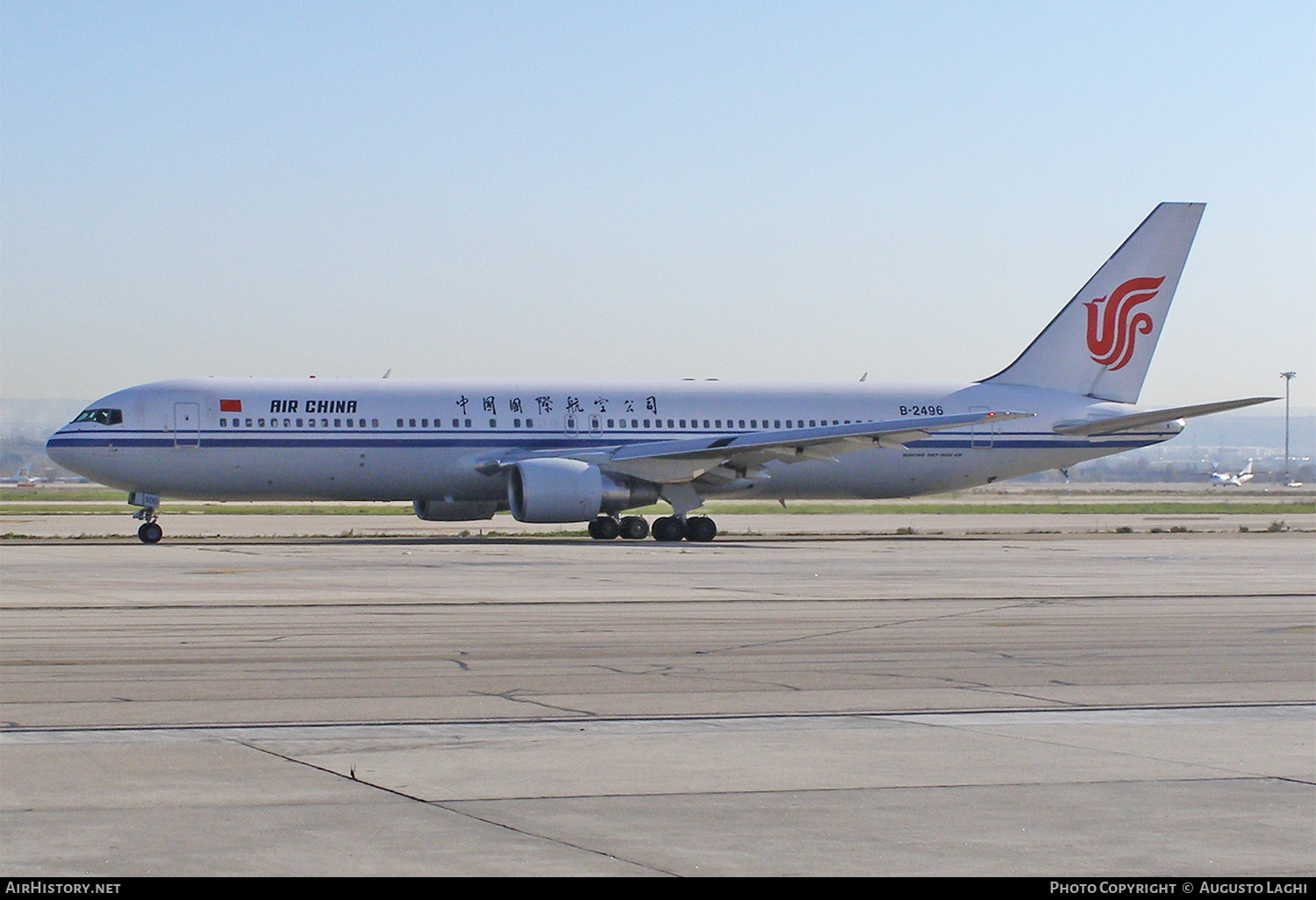 Aircraft Photo of B-2496 | Boeing 767-3Q8/ER | Air China | AirHistory.net #872634