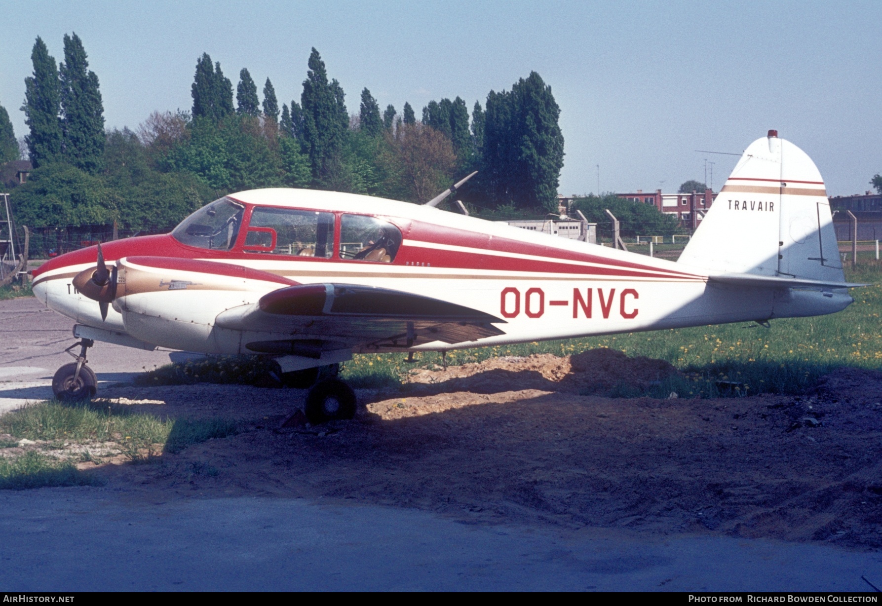 Aircraft Photo of OO-NVC | Piper PA-23-160 Apache | Travair | AirHistory.net #872638