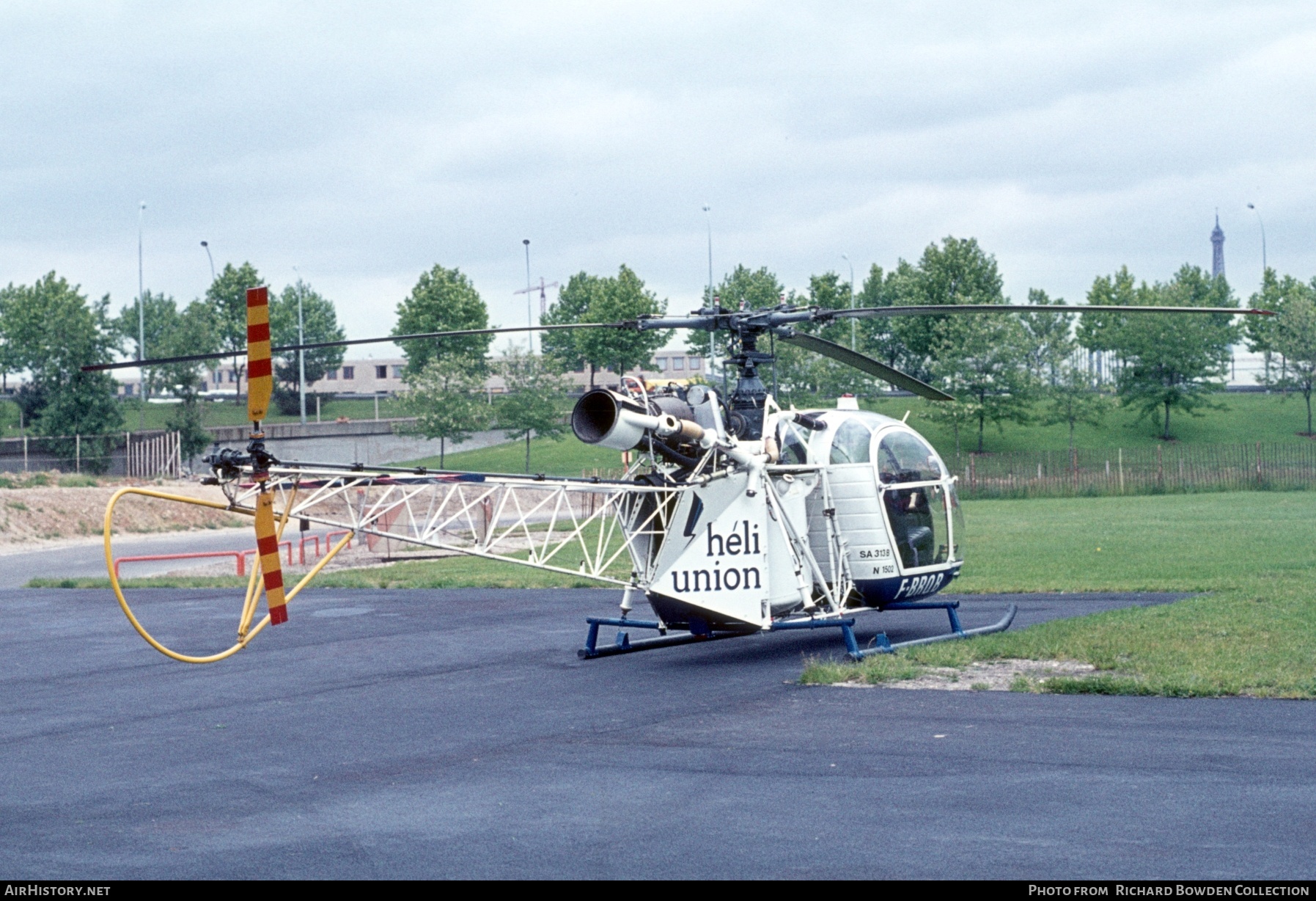 Aircraft Photo of F-BRQB | Aerospatiale SE-313B Alouette II | Héli-Union | AirHistory.net #872648