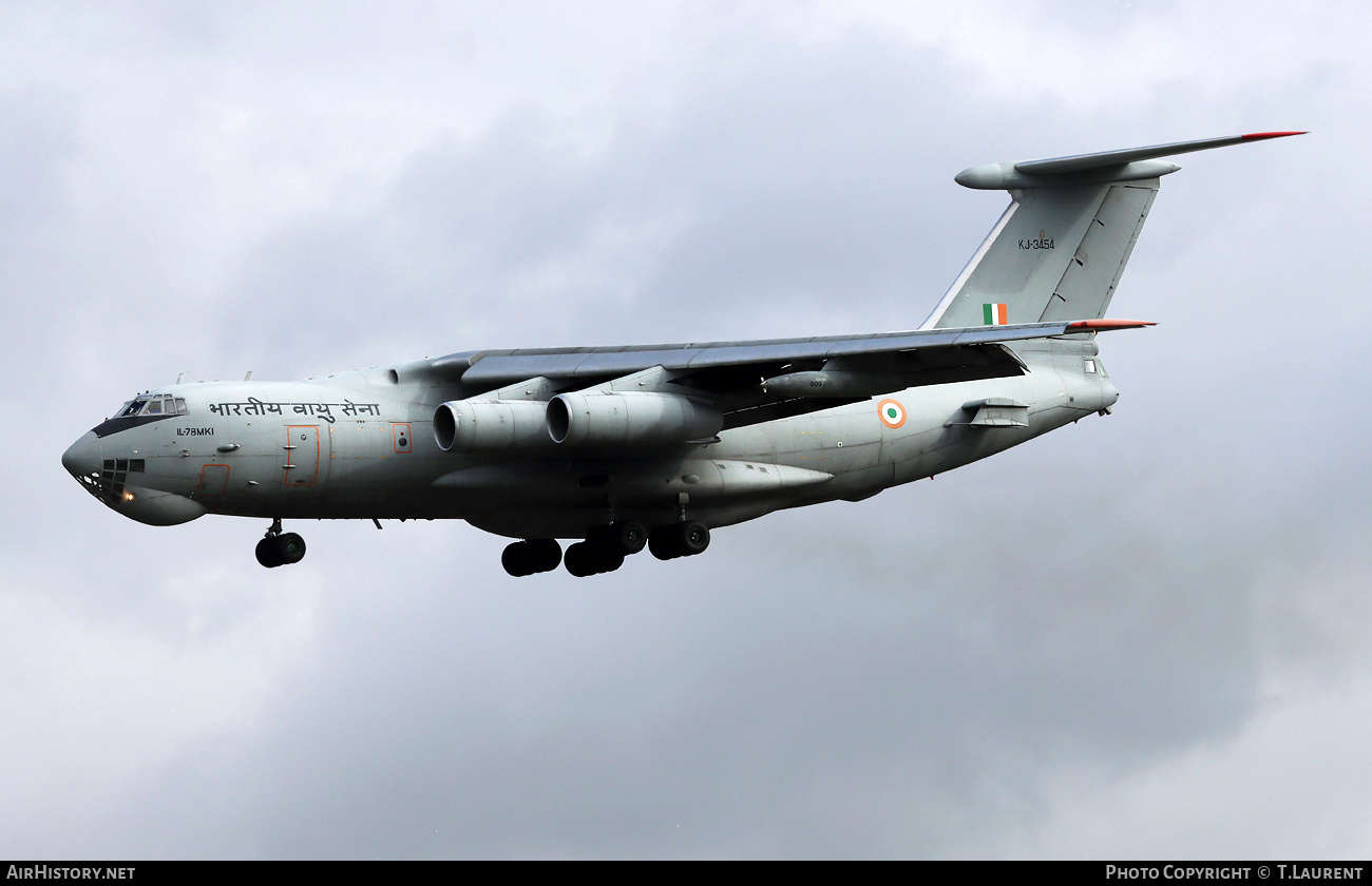 Aircraft Photo of KJ-3454 | Ilyushin Il-78MKI | India - Air Force | AirHistory.net #872685