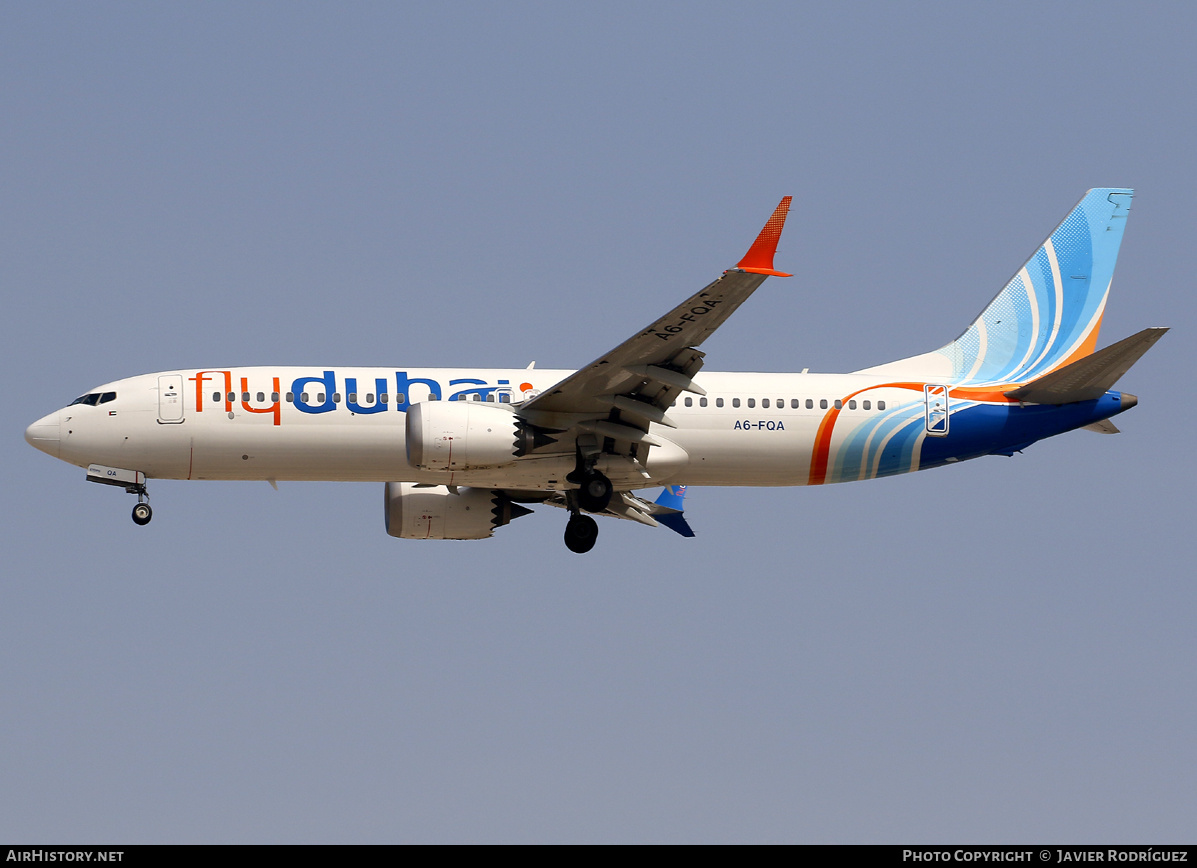 Aircraft Photo of A6-FQA | Boeing 737-8 Max 8 | Flydubai | AirHistory.net #872720