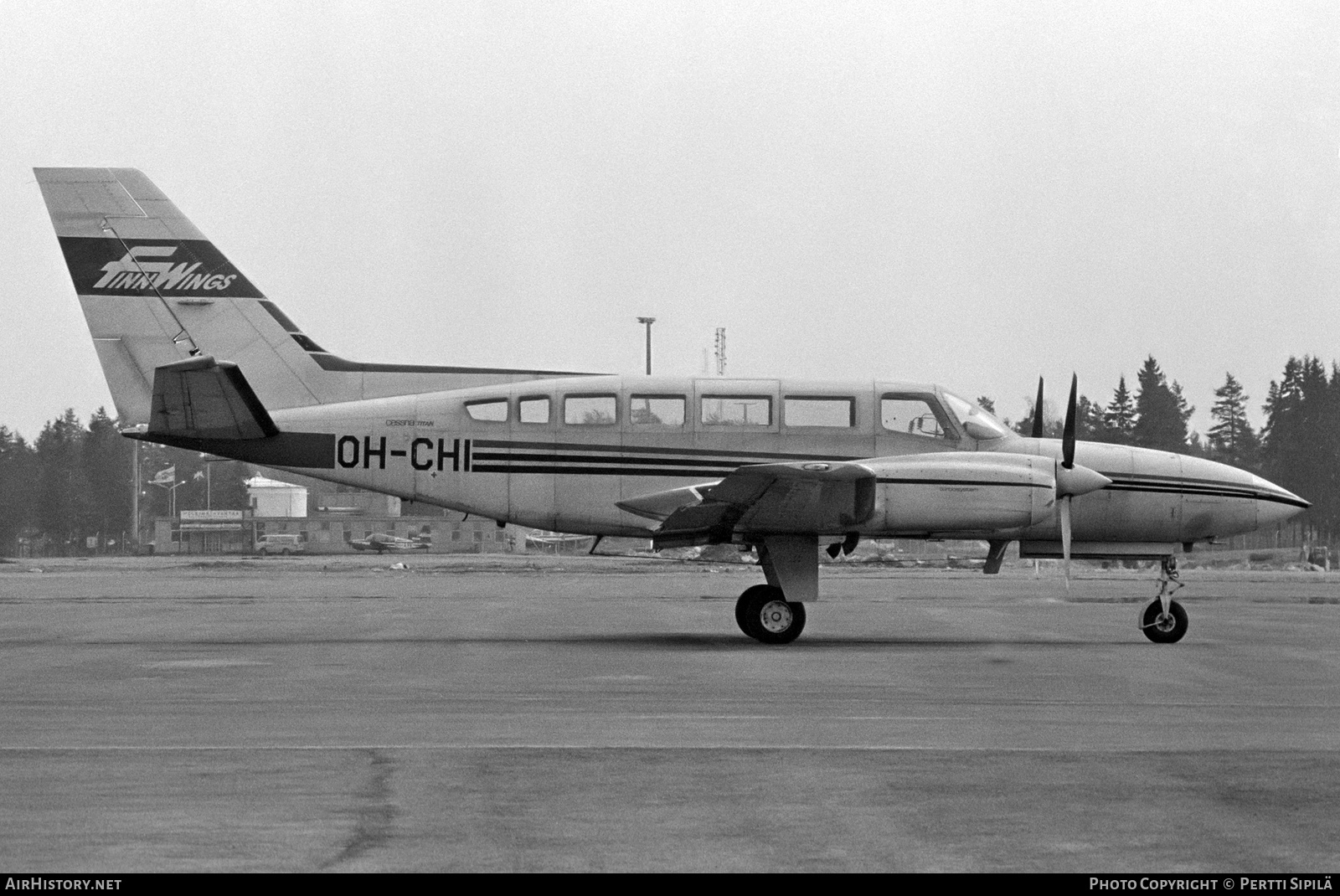 Aircraft Photo of OH-CHI | Cessna 404 Titan Ambassador | Finnwings | AirHistory.net #872734