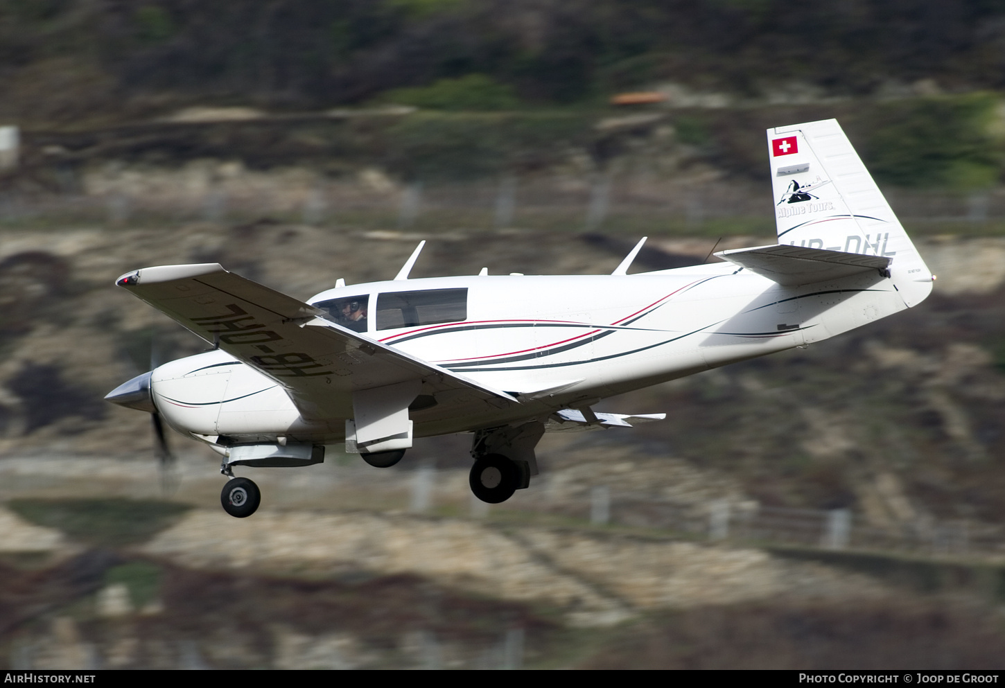Aircraft Photo of HB-DHL | Mooney M-20J 201LM | Alpine Tours | AirHistory.net #872754