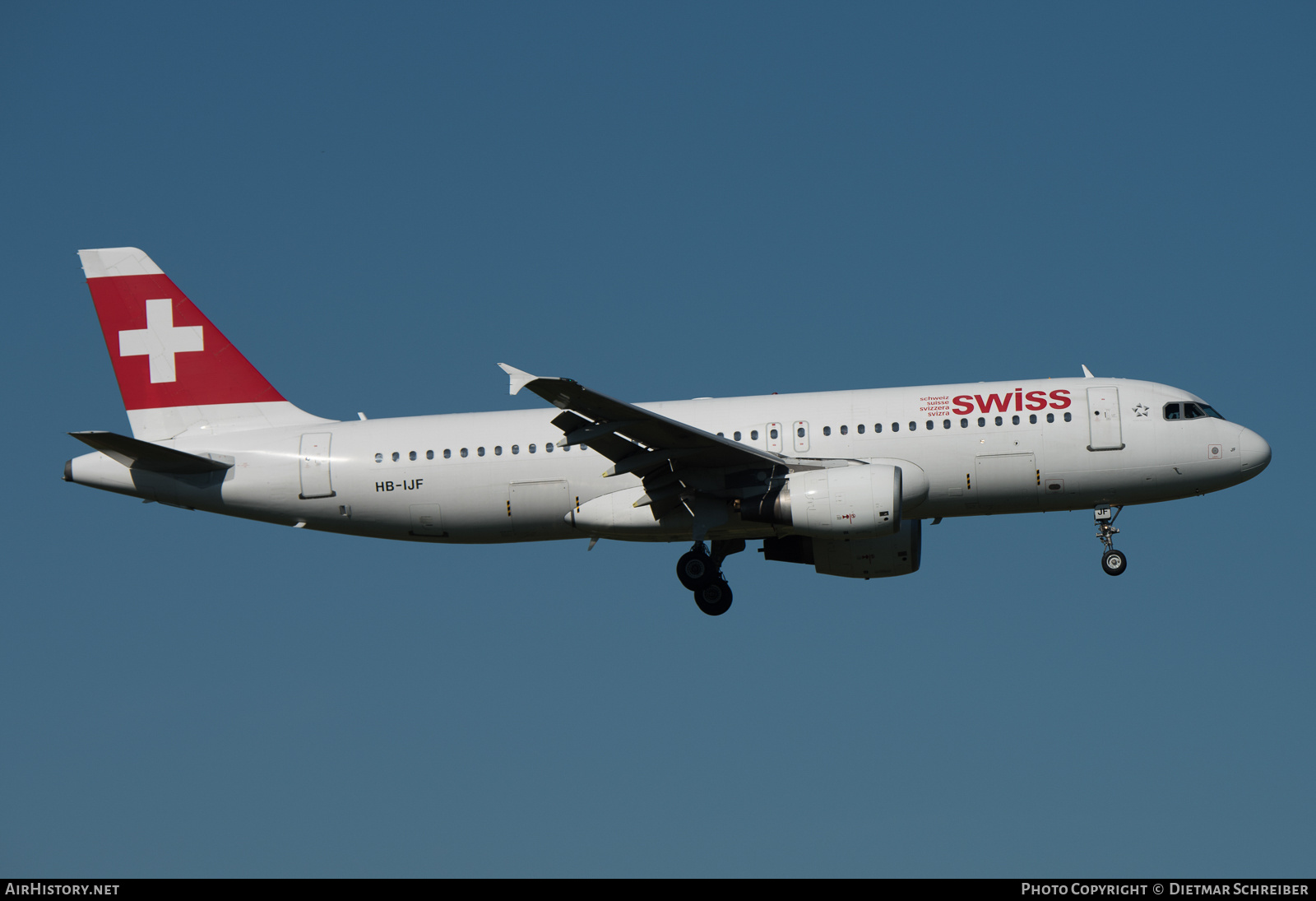 Aircraft Photo of HB-IJF | Airbus A320-214 | Swiss International Air Lines | AirHistory.net #872772