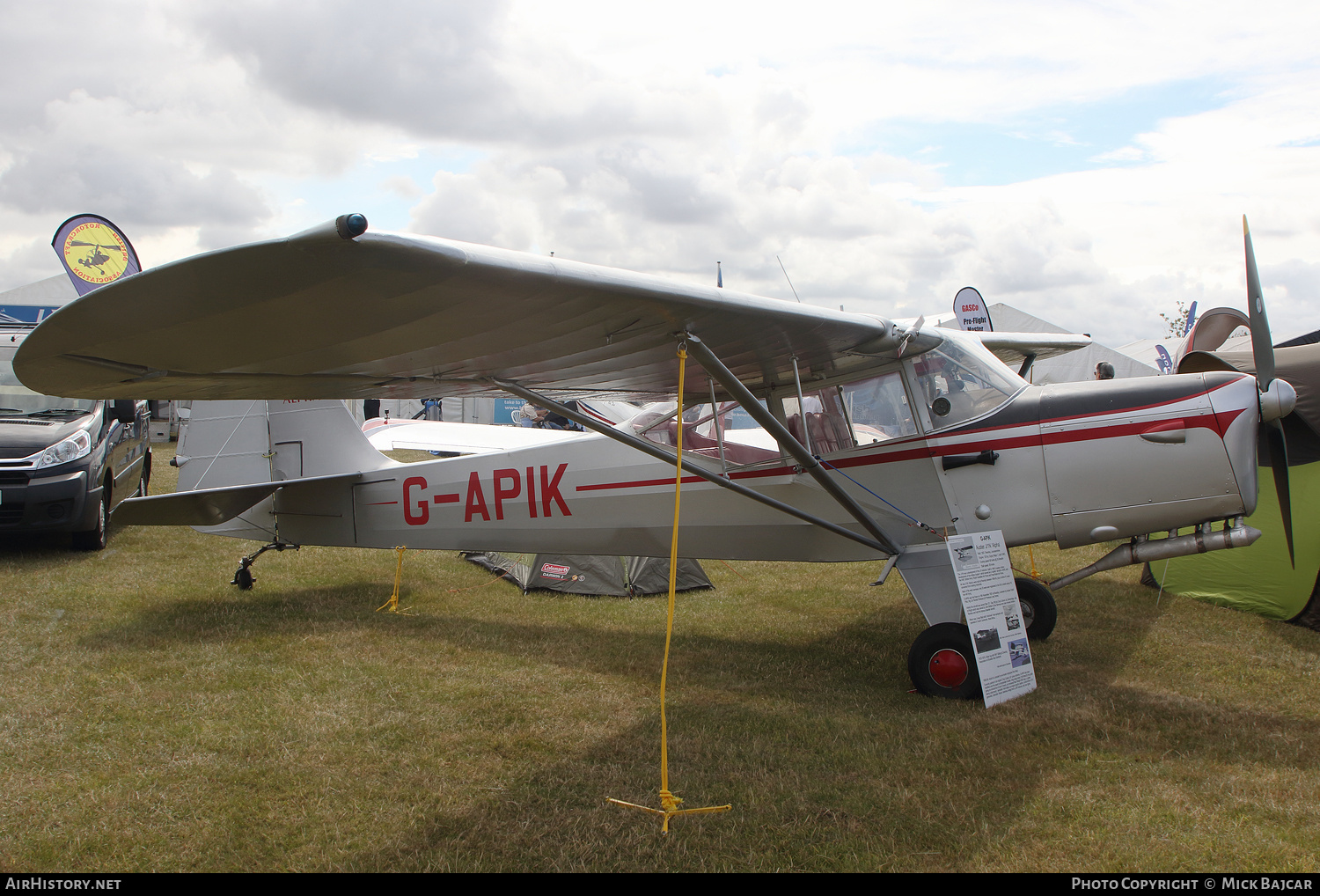 Aircraft Photo of G-APIK | Auster J-1N Alpha | AirHistory.net #872791