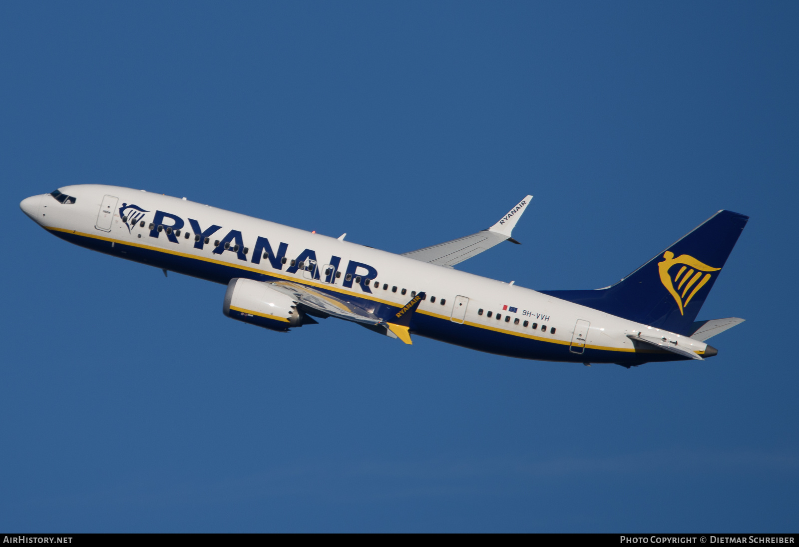 Aircraft Photo of 9H-VVH | Boeing 737-8200 Max 200 | Ryanair | AirHistory.net #872809