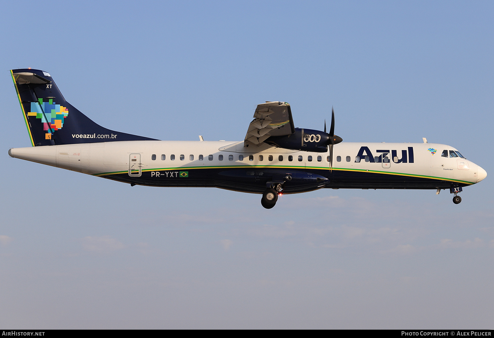 Aircraft Photo of PR-YXT | ATR ATR-72-600 (ATR-72-212A) | Azul Linhas Aéreas Brasileiras | AirHistory.net #872839