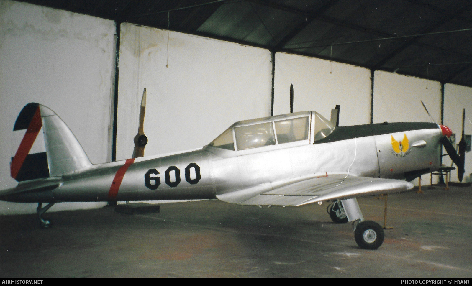 Aircraft Photo of 600 | De Havilland Canada DHC-1 Chipmunk Mk21 | Uruguay - Air Force | AirHistory.net #872857