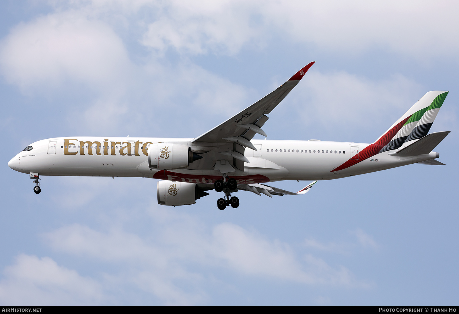 Aircraft Photo of A6-EXI | Airbus A350-941 | Emirates | AirHistory.net #872898