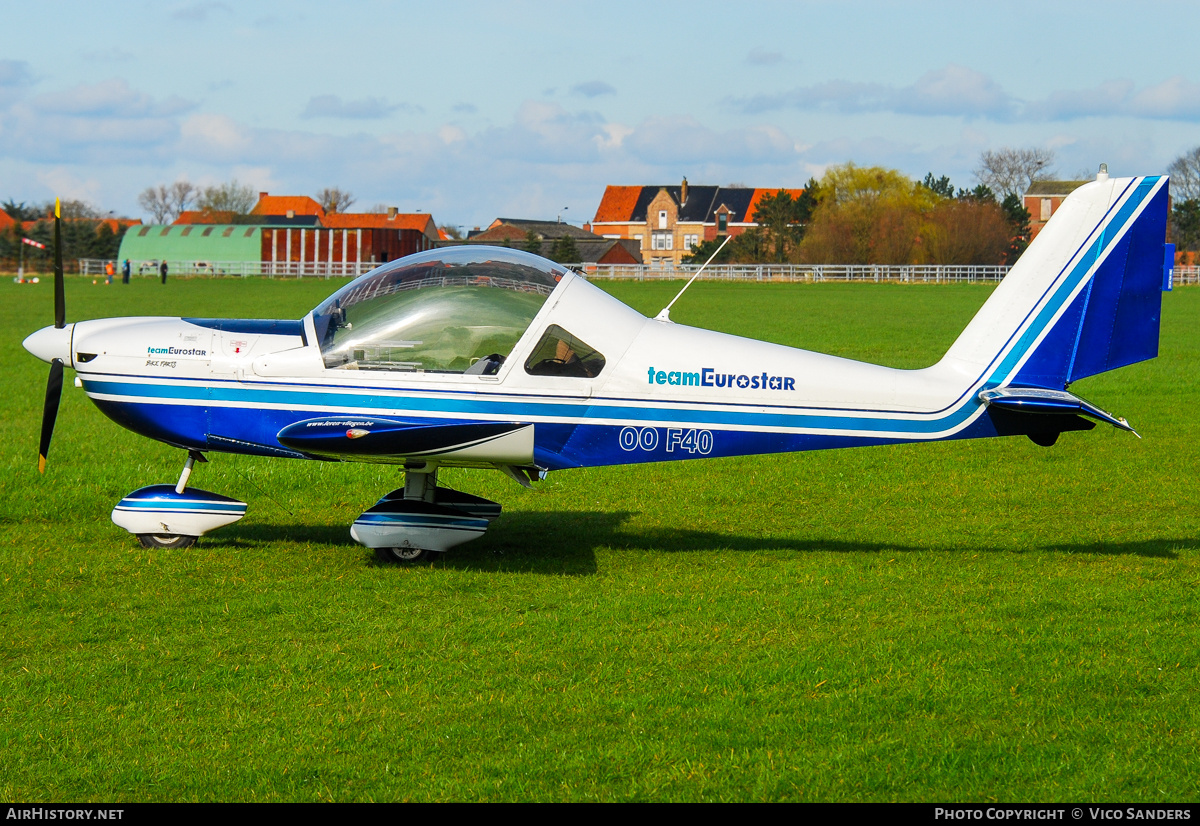 Aircraft Photo of OO-F40 | Evektor-Aerotechnik EV-97 TeamEurostar | AirHistory.net #872913