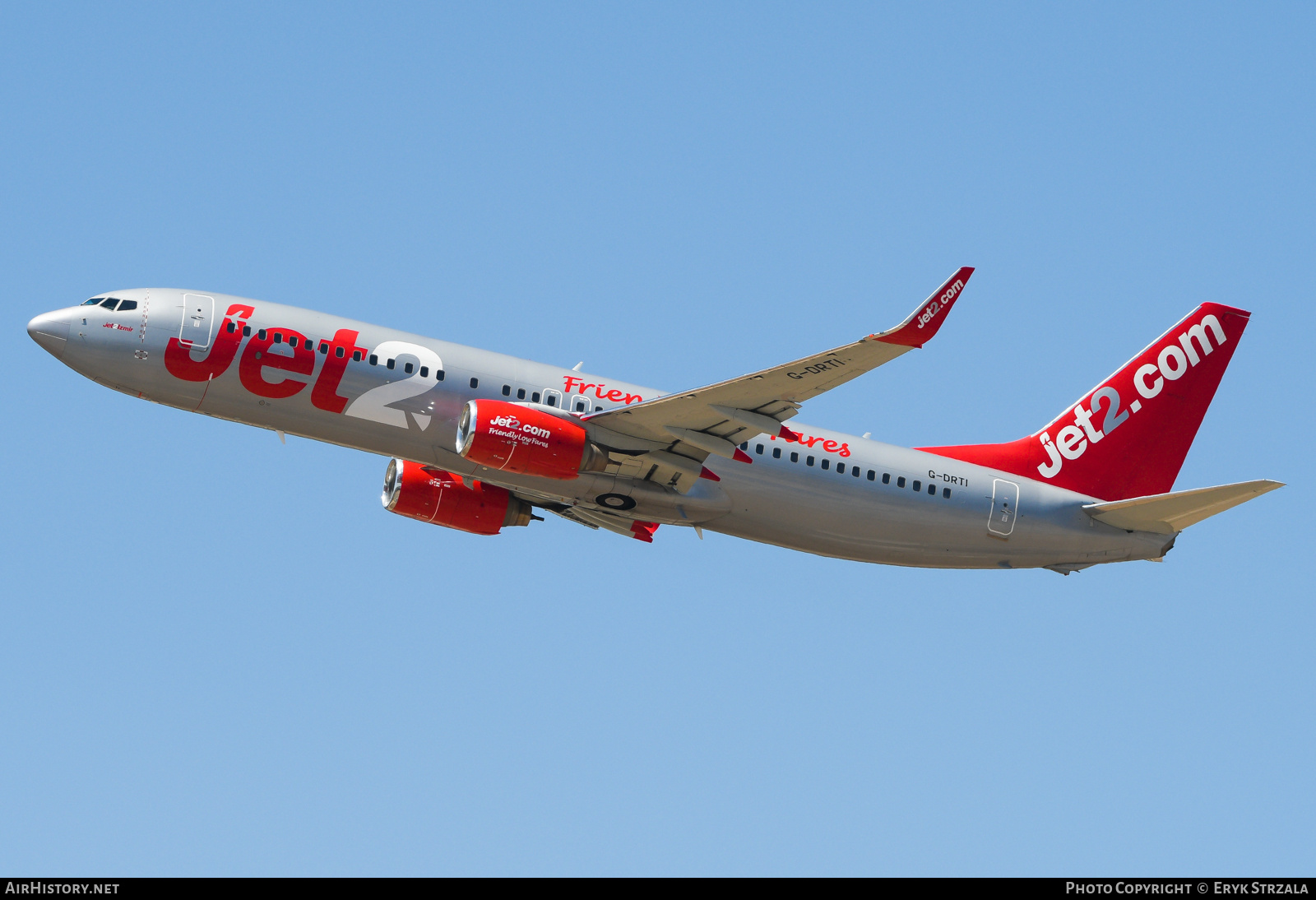 Aircraft Photo of G-DRTI | Boeing 737-8FH | Jet2 | AirHistory.net #872967
