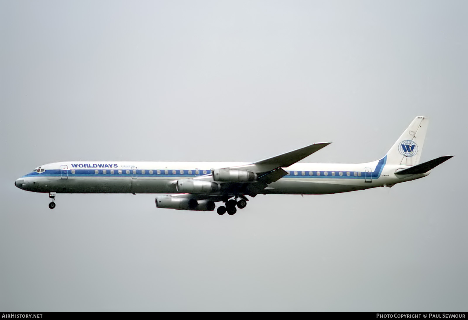 Aircraft Photo of C-FCPQ | McDonnell Douglas DC-8-63 | Worldways Canada | AirHistory.net #872995