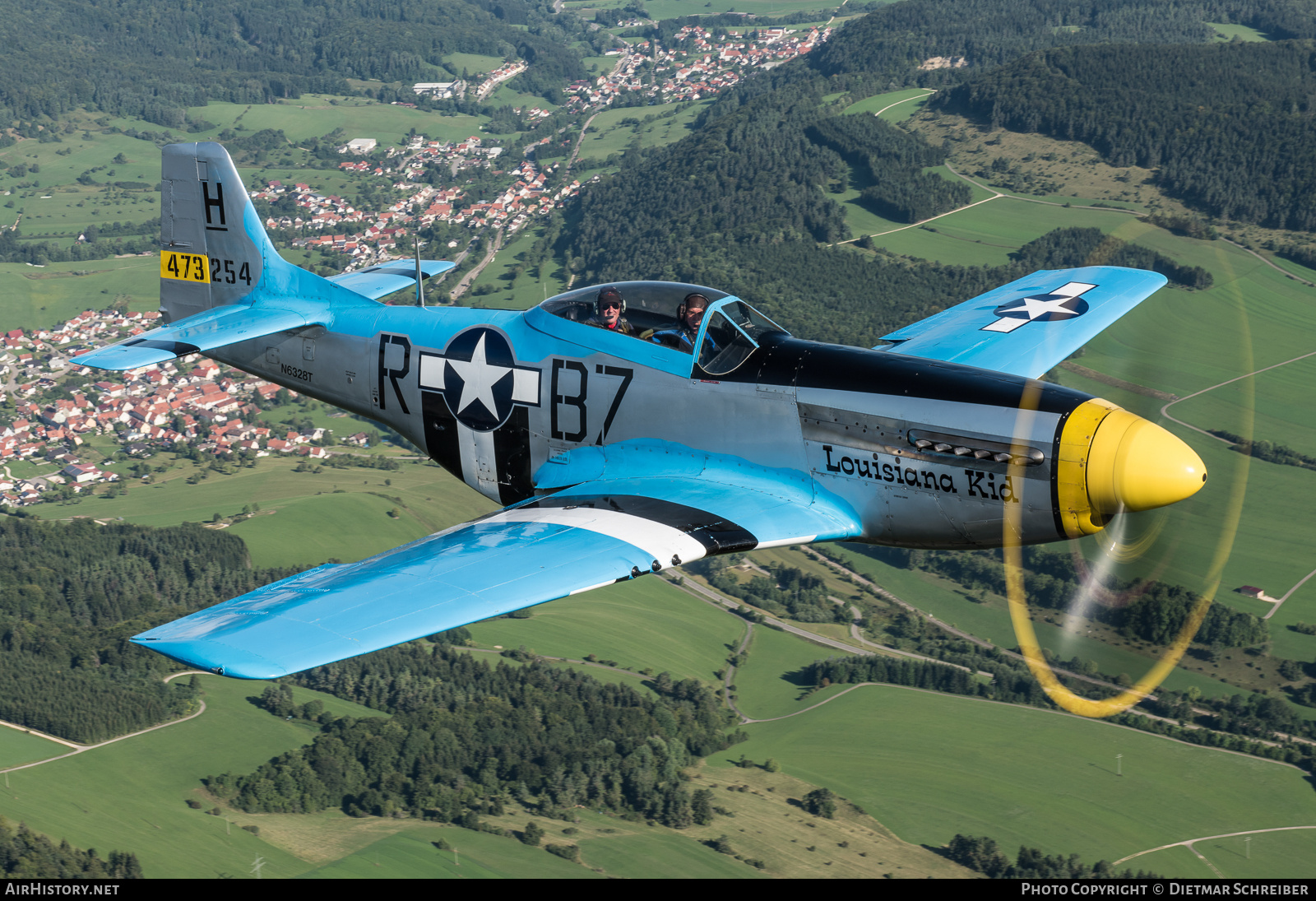 Aircraft Photo of N6328T / 473254 | North American P-51D Mustang | USA - Air Force | AirHistory.net #873020