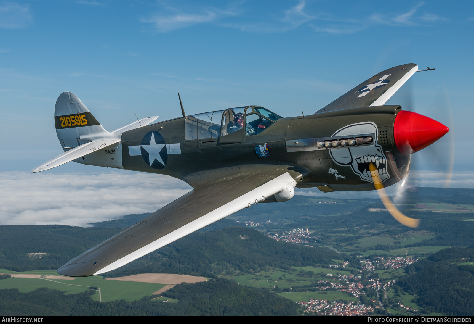 Aircraft Photo of F-AZKU / 2105915 | Curtiss P-40N Warhawk | USA - Air Force | AirHistory.net #873021