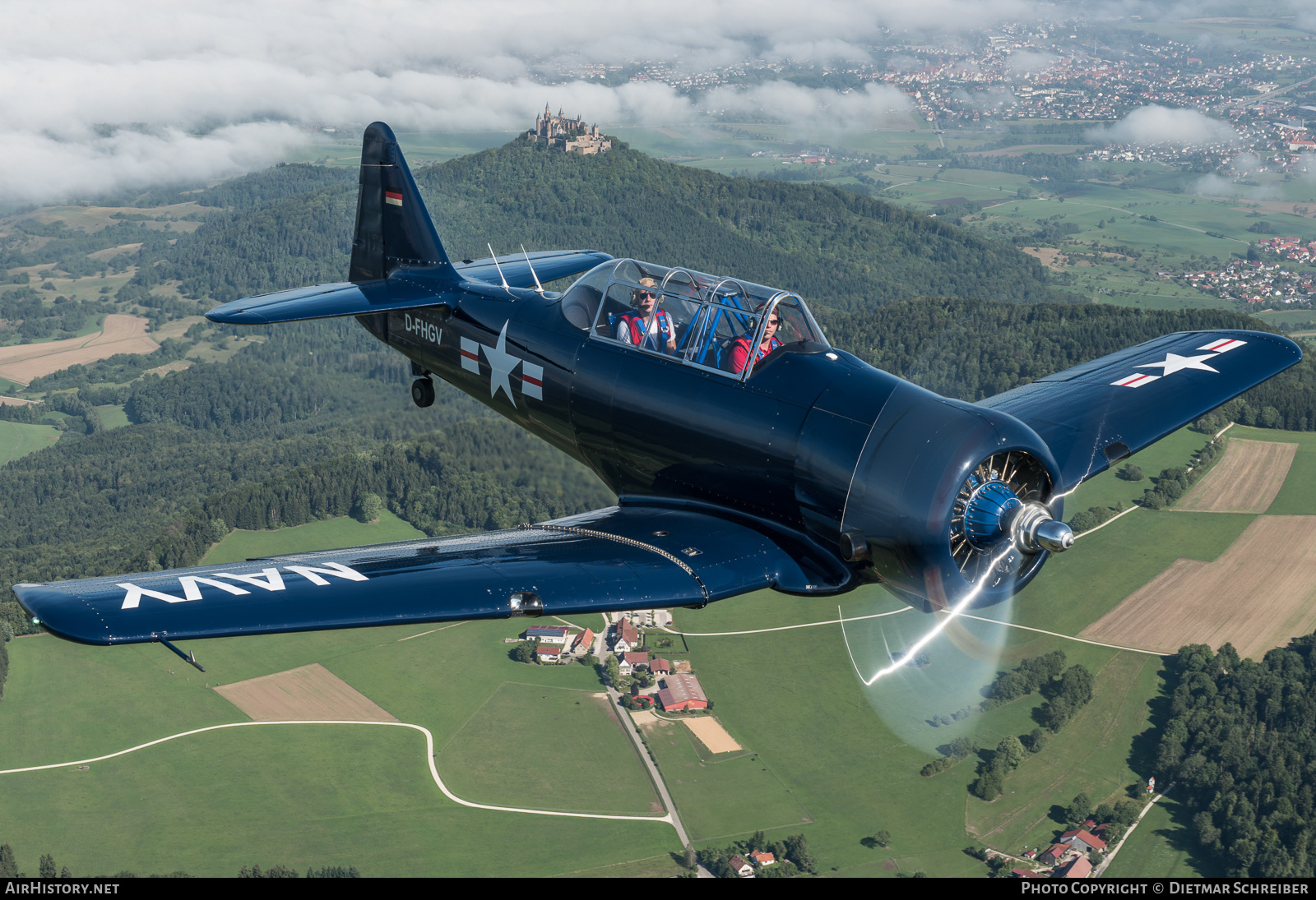 Aircraft Photo of D-FHGV | North American AT-16 Harvard II/Super Six | USA - Navy | AirHistory.net #873065