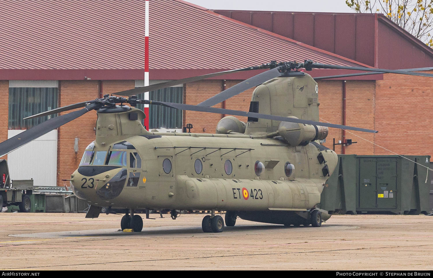 Aircraft Photo of HT.17-23A / 10279 | Boeing CH-47F Chinook (414) | Spain - Army | AirHistory.net #873091