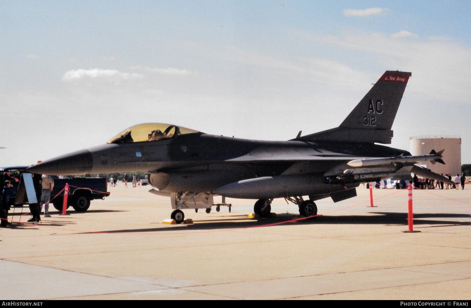 Aircraft Photo of 84-1312 / AF84-312 | General Dynamics F-16C Fighting Falcon | USA - Air Force | AirHistory.net #873113