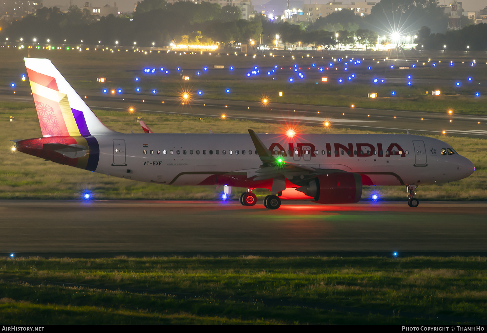 Aircraft Photo of VT-EXF | Airbus A320-251N | Air India | AirHistory.net #873134