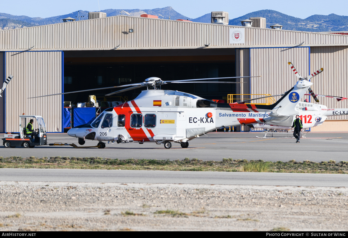 Aircraft Photo of EC-KXA | AgustaWestland AW-139 | Salvamento Marítimo | AirHistory.net #873170