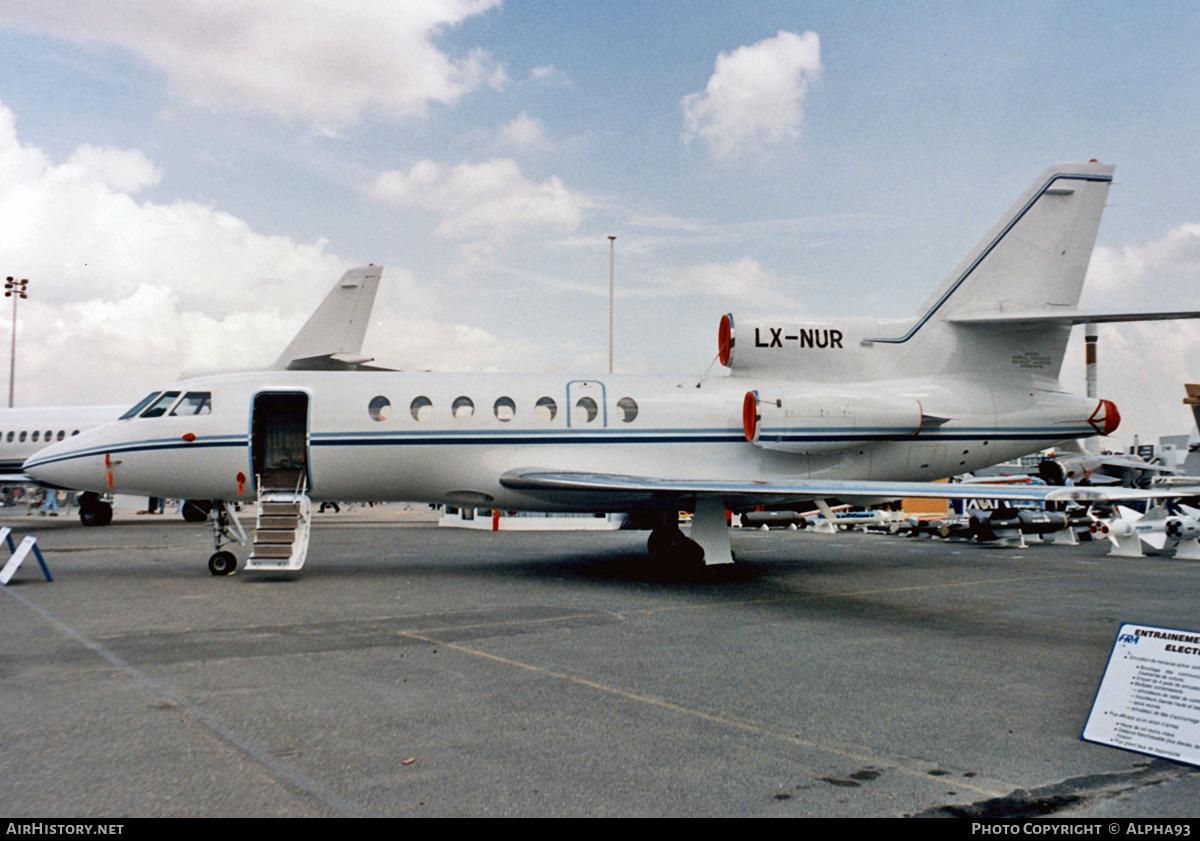 Aircraft Photo of LX-NUR | Dassault Falcon 50 | AirHistory.net #873188