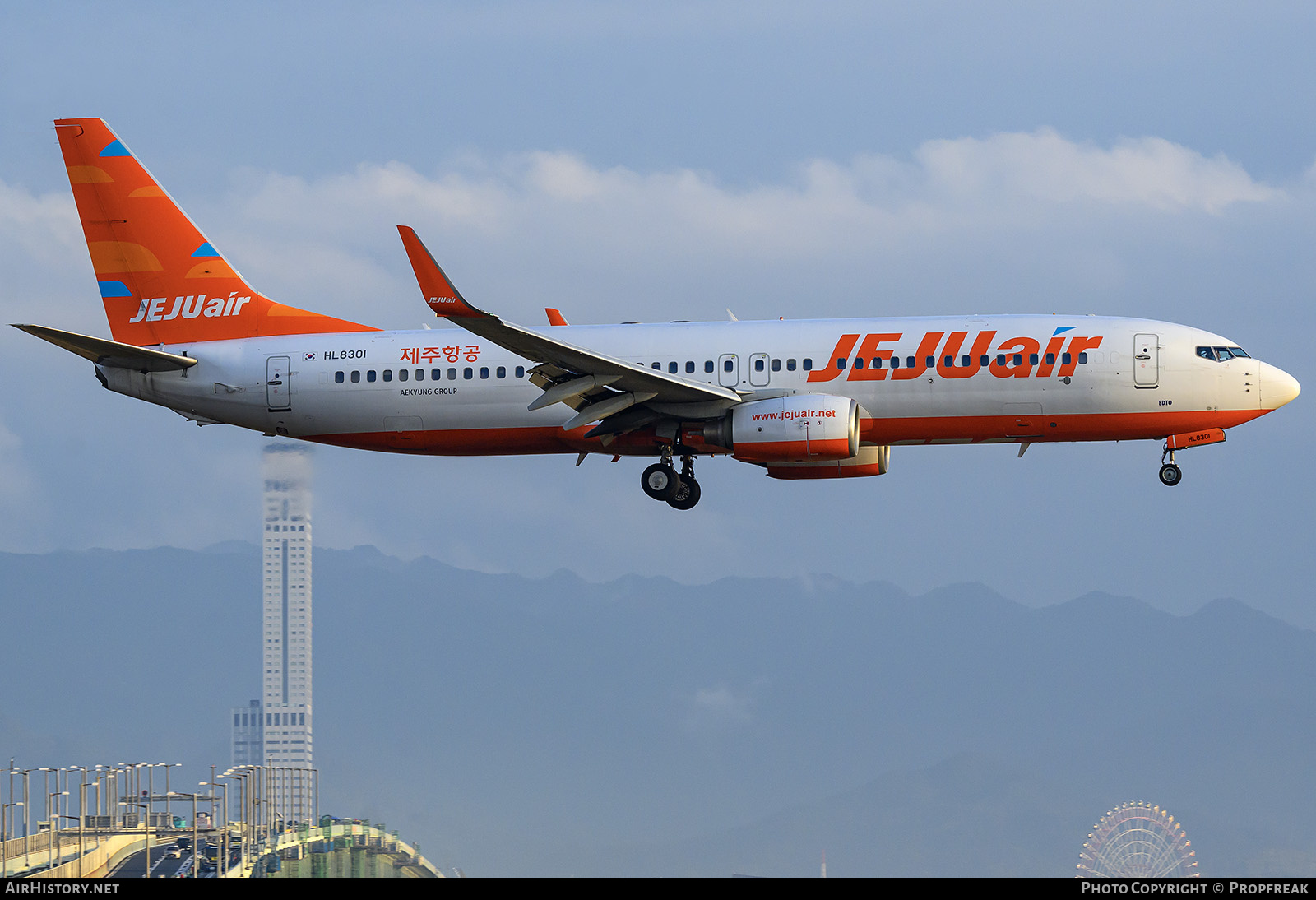 Aircraft Photo of HL8301 | Boeing 737-8BK | Jeju Air | AirHistory.net #873228