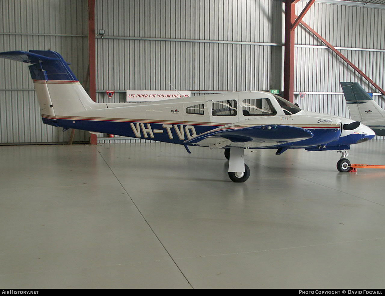Aircraft Photo of VH-TVQ | Piper PA-44-180 Seminole | AirHistory.net #873262