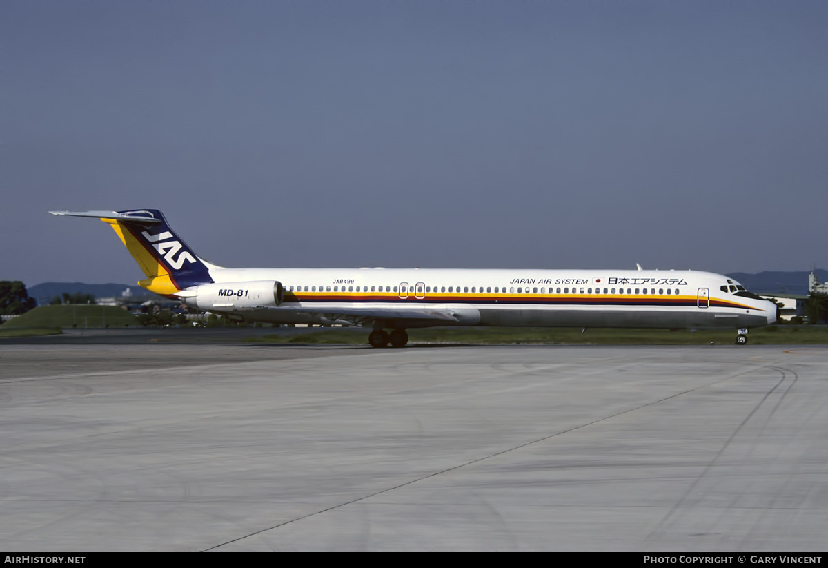 Aircraft Photo of JA8498 | McDonnell Douglas MD-81 (DC-9-81) | Japan Air System - JAS | AirHistory.net #873293