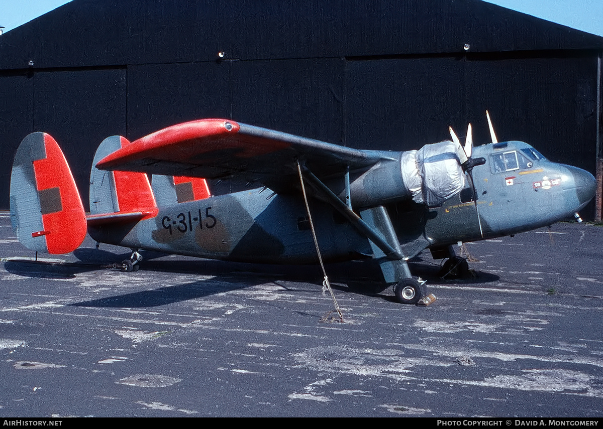 Aircraft Photo of G-31-15 | Scottish Aviation Twin Pioneer CC.2 | AirHistory.net #873296