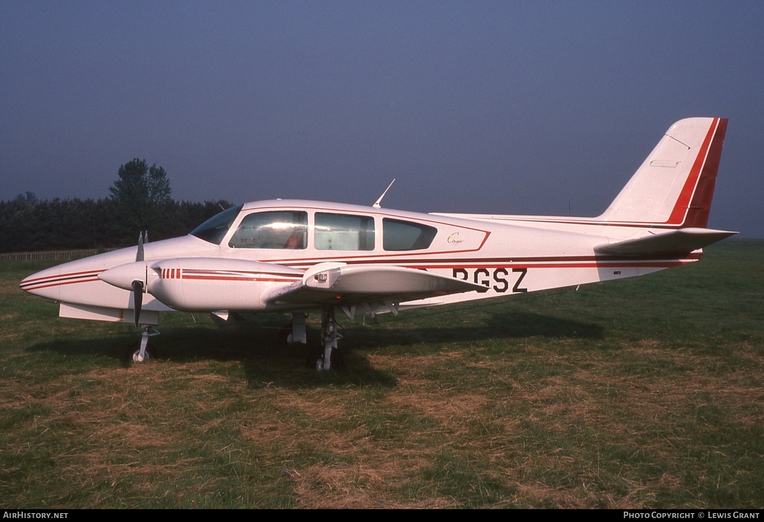 Aircraft Photo of G-BGSZ | Gulfstream American GA-7 Cougar | AirHistory.net #873303