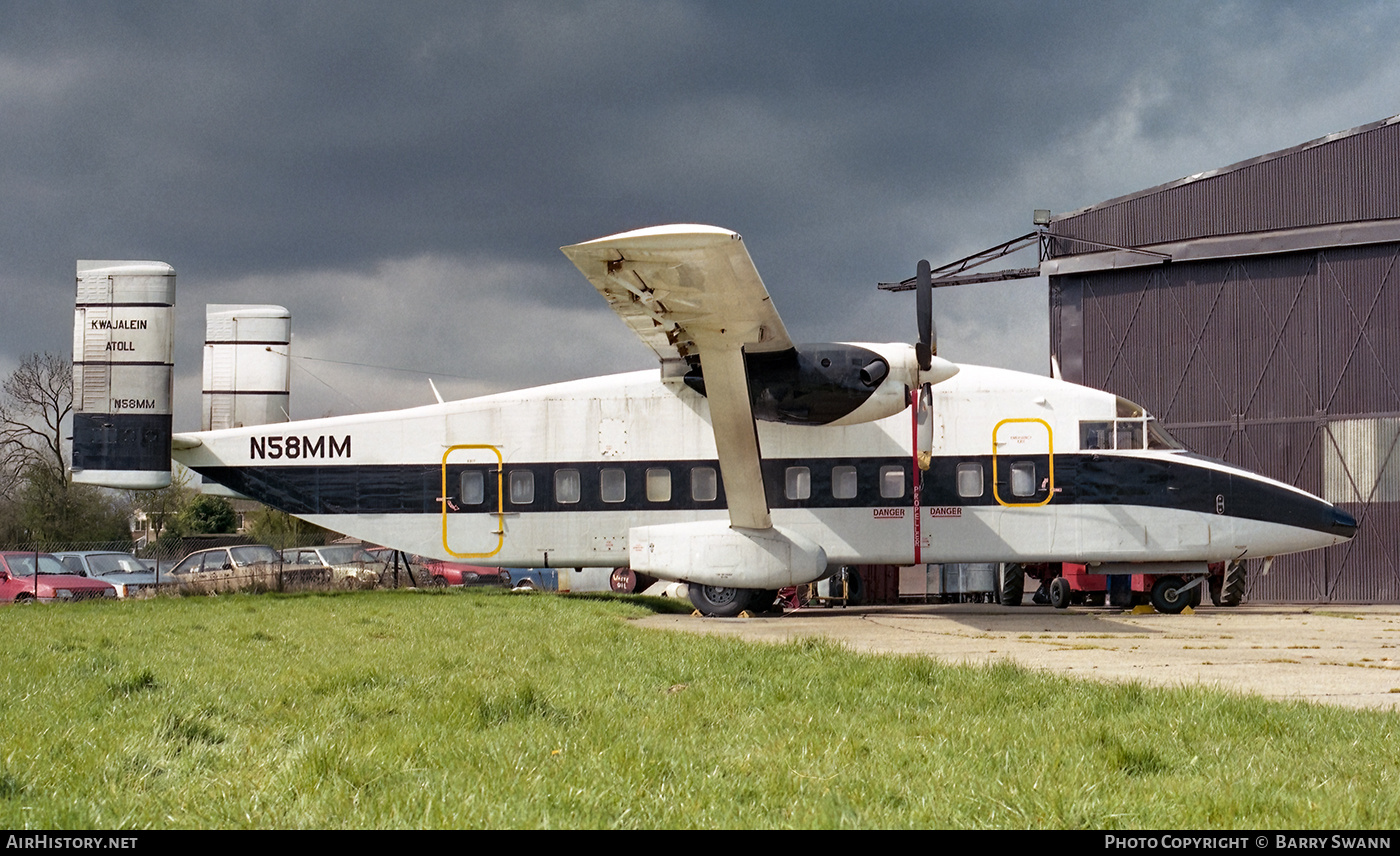 Aircraft Photo of N58MM | Short 330-100 | AirHistory.net #873420