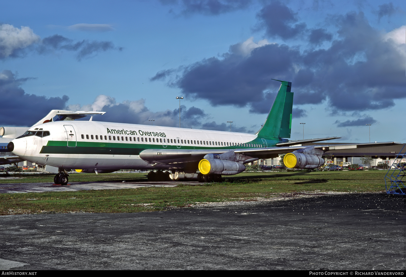 Aircraft Photo of N519GA | Boeing 707-123B | American Overseas Airlines | AirHistory.net #873458