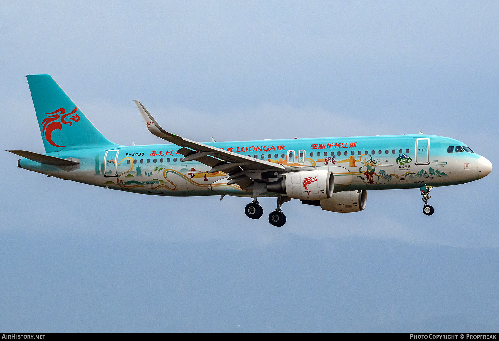 Aircraft Photo of B-8433 | Airbus A320-214 | Loong Air | AirHistory.net #873511