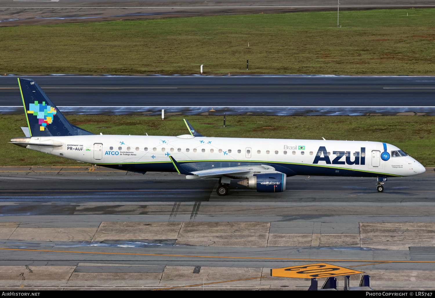 Aircraft Photo of PR-AUF | Embraer 195AR (ERJ-190-200IGW) | Azul Linhas Aéreas Brasileiras | AirHistory.net #873518