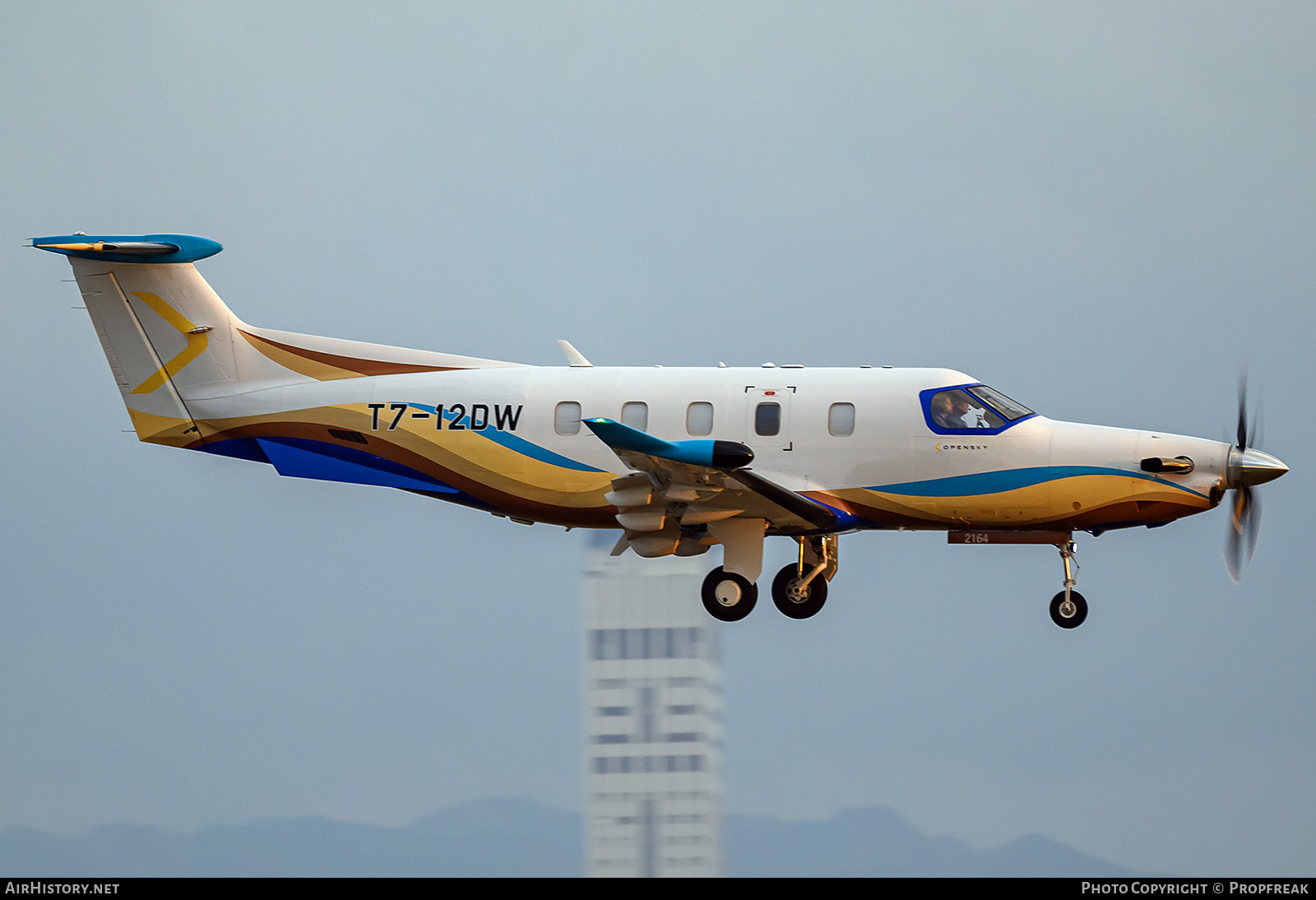 Aircraft Photo of T7-12DW | Pilatus PC-12/47 | OpenSky | AirHistory.net #873523