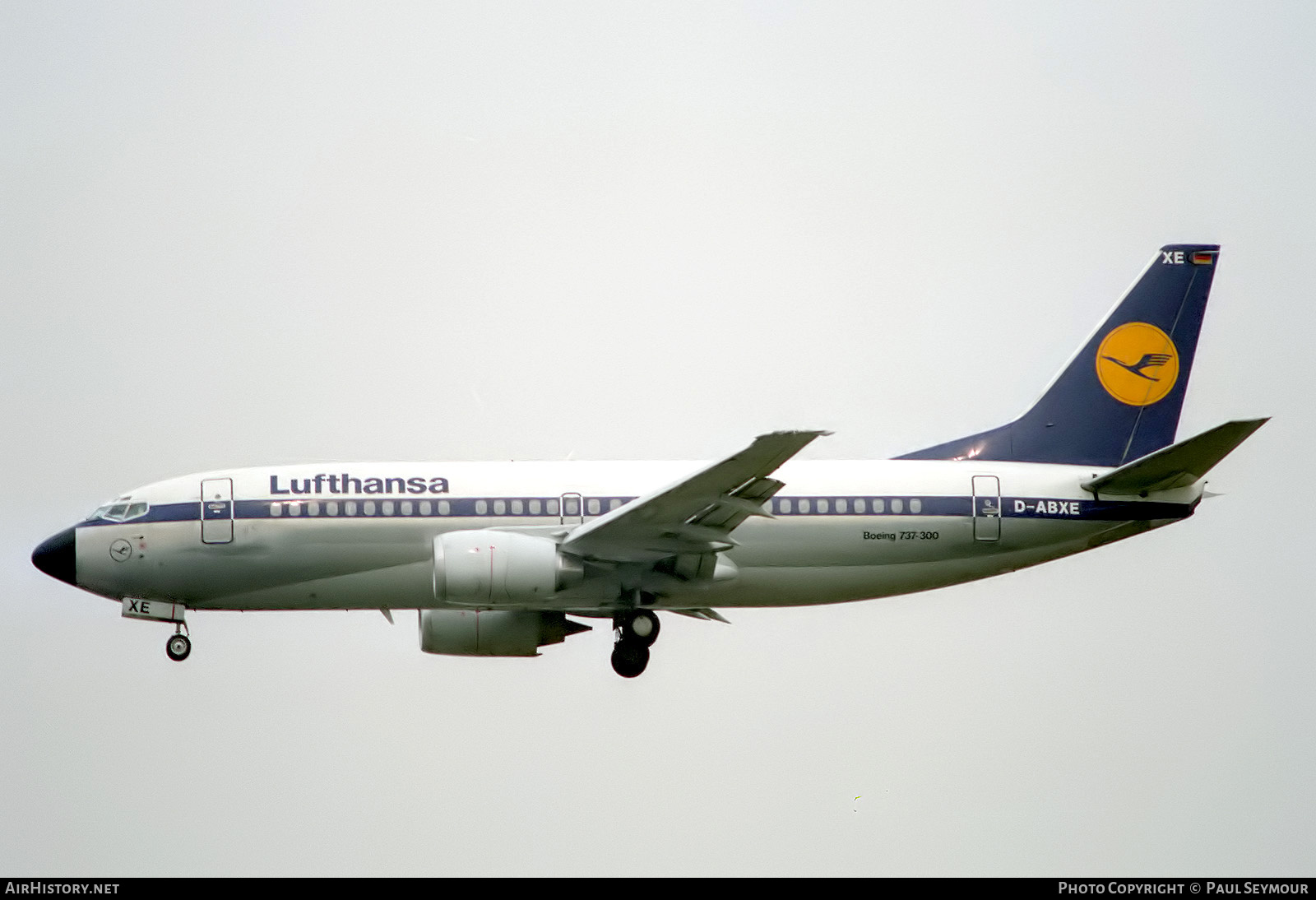 Aircraft Photo of D-ABXE | Boeing 737-330 | Lufthansa | AirHistory.net #873539